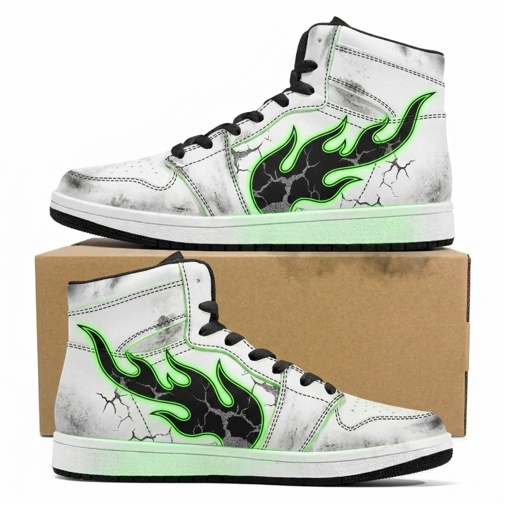 Black Flame Static Design Shoes J1