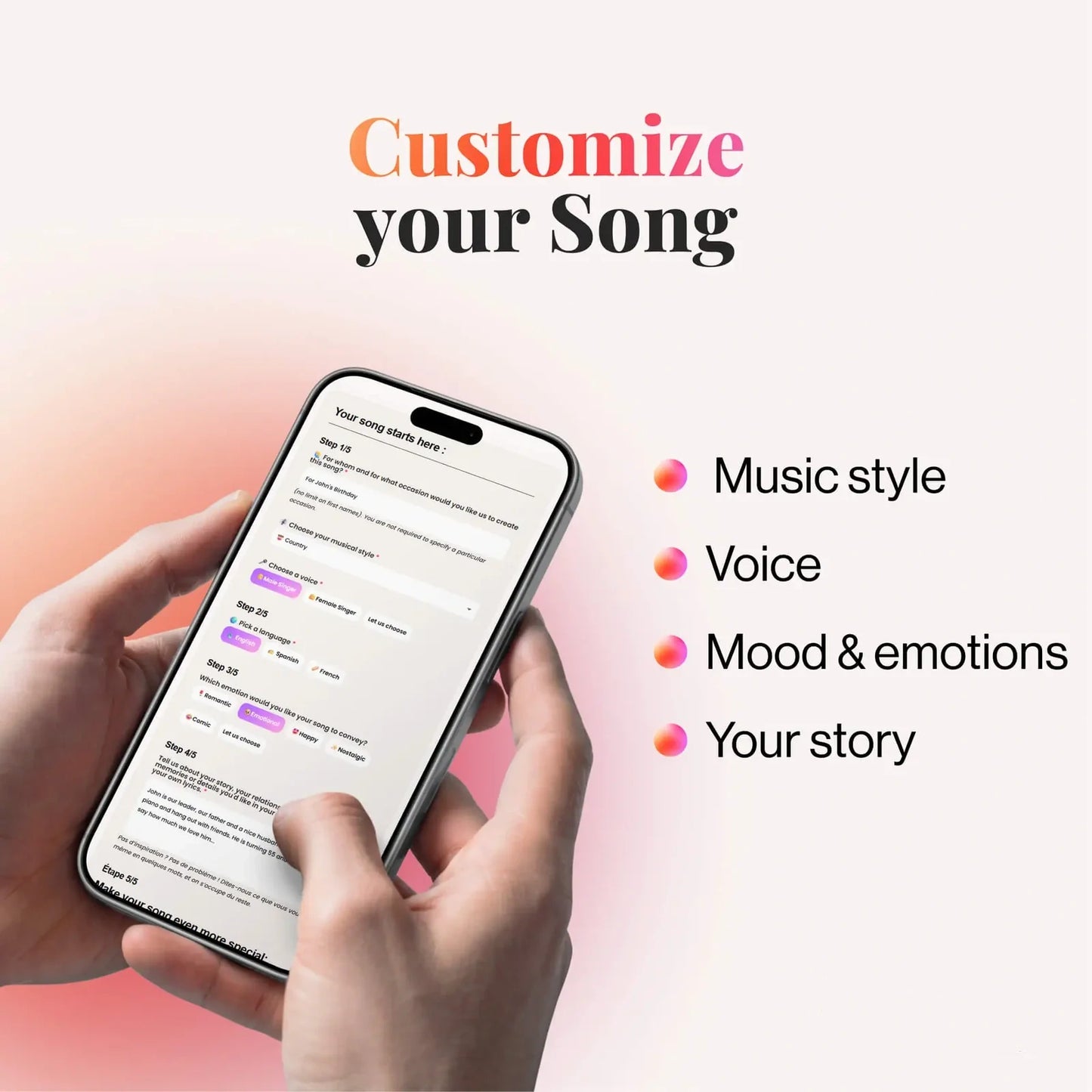 Create Your Custom Song