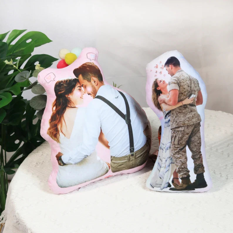 Personalized Photo DIY Flannel Pilow Cushion Available Worldwide