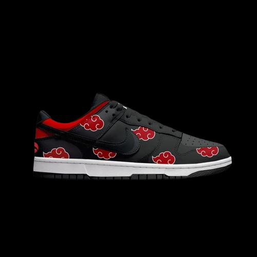 Itachi Akatsuki Design Shoes J1 Low Top