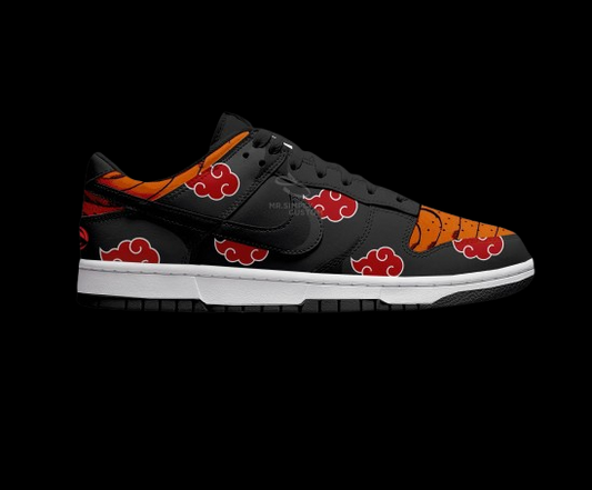 Obito Akatsuki Design Shoes J1 Low Top