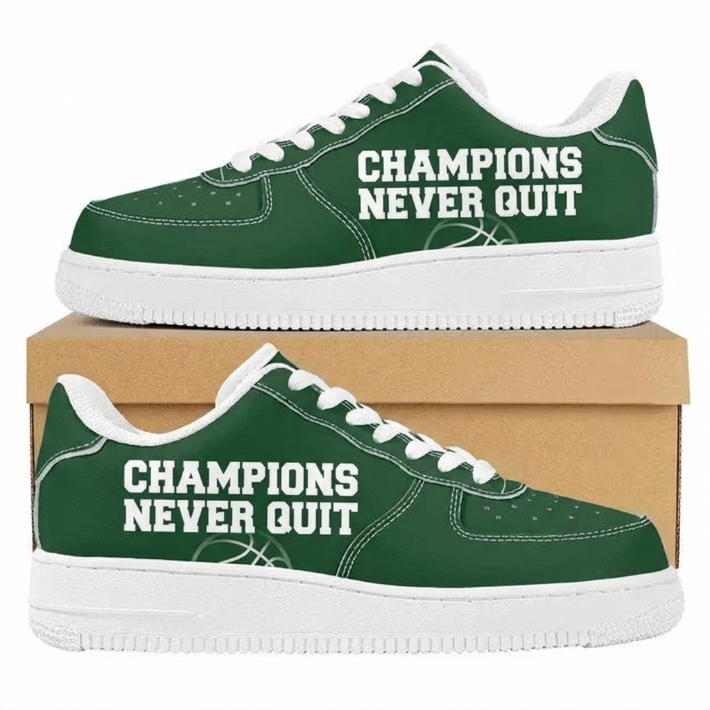 March Madness Champions Never Quit Design Shoes F1